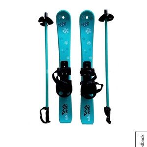 Skiweb Childrens skis and poles